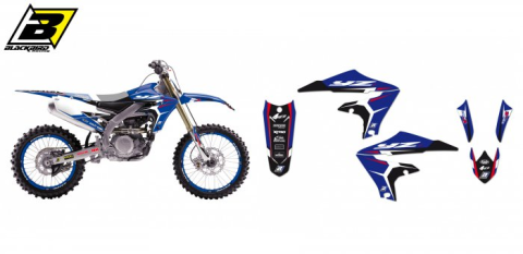 Комплект наклеек YAMAHA YZF 250 -19, YZF 450 '18-'19 BLACKBIRD DREAM 4 E2247N