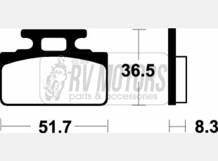 Тормозные колодки SBS 110HF
