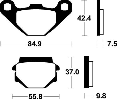 Тормозные колодки SBS 547HF