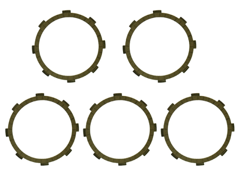 Фрикционные диски сцепления YAMAHA XT 125 R '05-'07, YBR 125 '00-'08, DT 80 LC2 '85-'97, TTR 125 '00-'12  (EBS2254R)  PSYCHIC MC-03777P