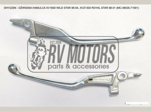 Важель гальма YAMAHA XV1600 WILD STAR &#39;99-&#39;04, XVZ1300 ROYAL STAR &#39;98-&#39;01 NACHMAN DHY22SN 