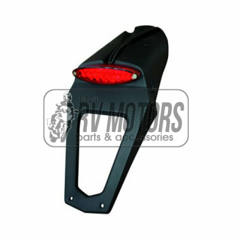 Щиток задний + стоп сигнал RACETECH PTLED0NR007 