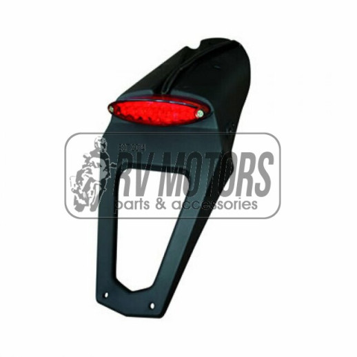 Щиток задній + стоп сигнал RACETECH PTLED0NR007 