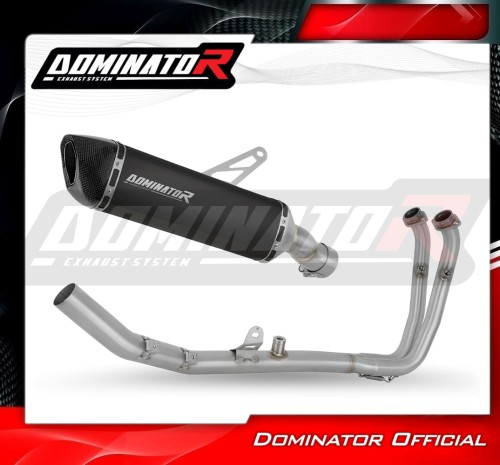 Полная система выхлопа CF MOTO 450 MT 2024 - 2025 DOMINATOR HP6 черный