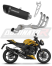 Полная система выхлопа Triumph STREET TRIPLE 765 S / STREET TRIPLE 765 R / STREET TRIPLE 765 RS 2023 - 2024 DOMINATOR HP6 BLACK