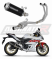 Полная система выхлопа Yamaha YZF-R3 2019 - 2024 DOMINATOR овальный G2 черный
