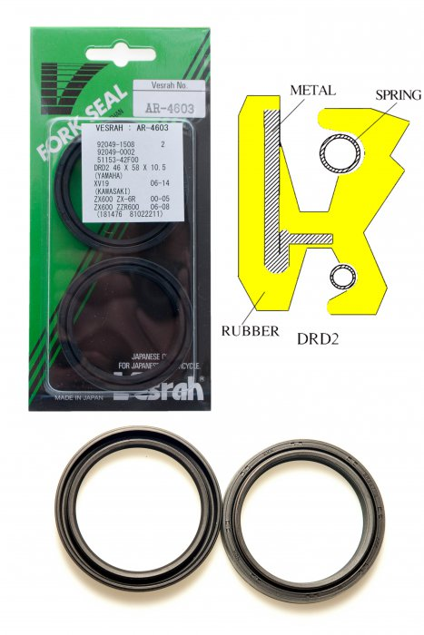 Сальники вилки VESRAH AR-4603 46x58x10,5 (ARI108)