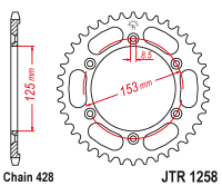 Приводная звезда JT JTR1258.54 (PBR 4547)