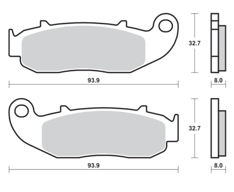 Тормозные колодки SBS 926HF