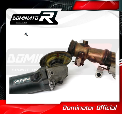 Выхлопной коллектор DOMINATOR SUZUKI GSXR 600 L1-L7 DECAT 2011 - 2017