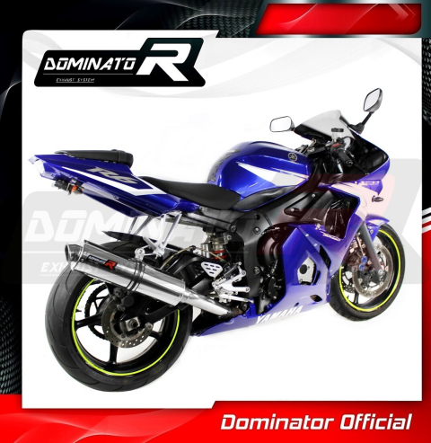 Прямоток DOMINATOR YAMAHA YZF R6 2003 - 2005 круглый