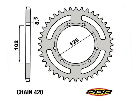 Привідна зірка PBR 4406 53 (JTR 1132.53)