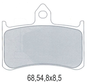 Тормозные колодки GALFER FD148G1651 (FA187)