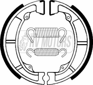 Тормозные колодки SBS 2039