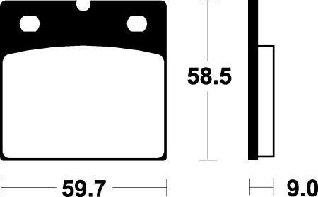 Тормозные колодки SBS 554HF