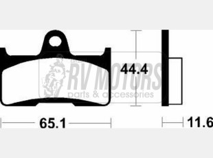 Тормозные колодки SBS 799SI