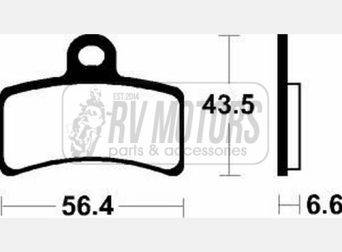 Тормозные колодки SBS 815HF
