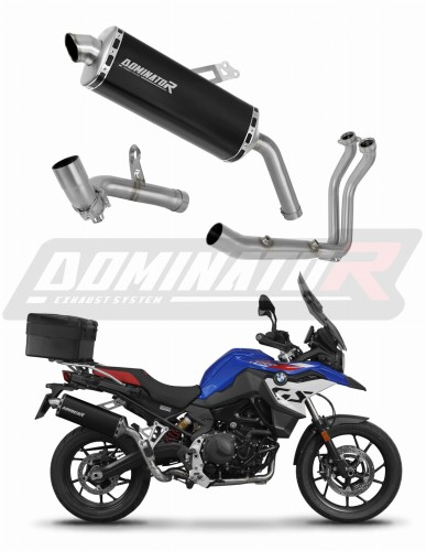 Полная система выхлопа BMW F800GS 2024 DOMINATOR P7 черный