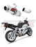 Прямоток BMW K1200R 2005 - 2009 DOMINATOR GP1 