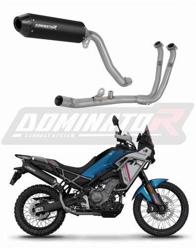 Полная система выхлопа CF MOTO 450 MT 2024 - 2025 DOMINATOR MX2 черный