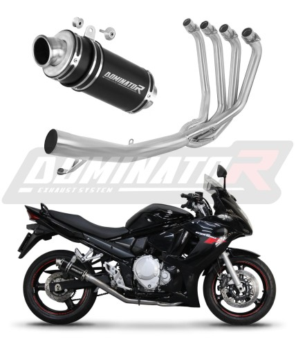 Полная система выхлопа Suzuki GSXF 650 2007 - 2016 DOMINATOR GP1 черный