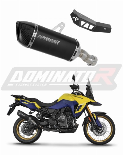Прямоток Suzuki V-Strom 800 SE / V-Strom 800 DE 2023 - 2024 DOMINATOR HP6 черный