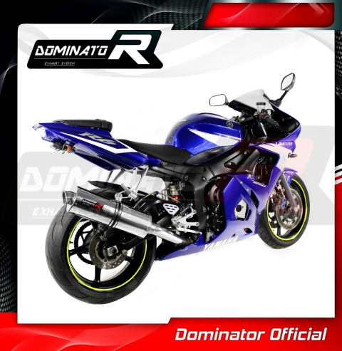 Прямоток DOMINATOR YAMAHA YZF R6 2003 - 2005 овальный