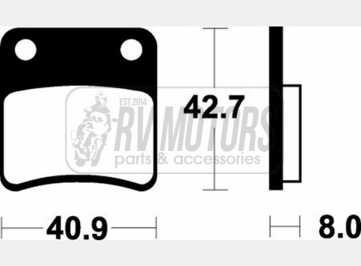 Гальмівні колодки SBS 115HF