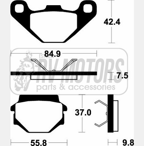 Гальмівні колодки SBS 692HF