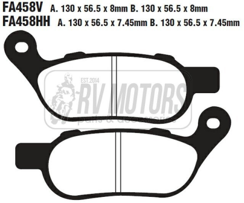 Тормозные колодки EBC FA458HH
