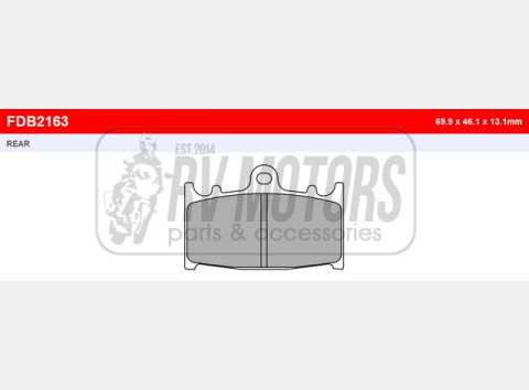 Тормозные колодки FERODO FDB2163ST