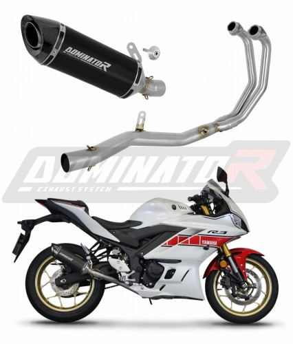 Полная система выхлопа Yamaha YZF-R3 2019 - 2024 DOMINATOR HP8 черный