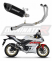 Полная система выхлопа Yamaha YZF-R3 2019 - 2024 DOMINATOR HP8 черный