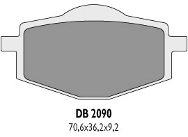 Колодки гальмові DELTA BRAKING DB2090MX-D (FA101)