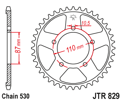 Приводная звезда CHT 824.46 (JTR 829.46)