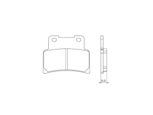 Тормозные колодки BRENTA FT 3098 (FA432)