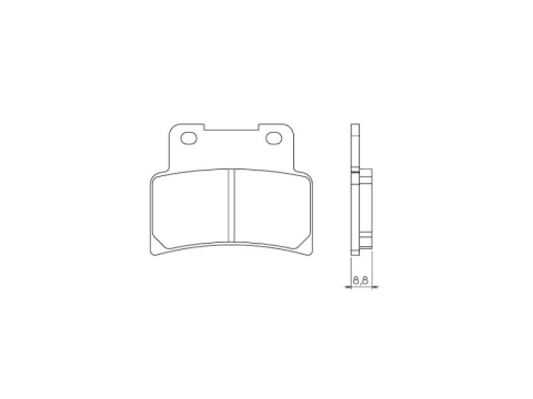 Тормозные колодки BRENTA FT 3098 (FA432)