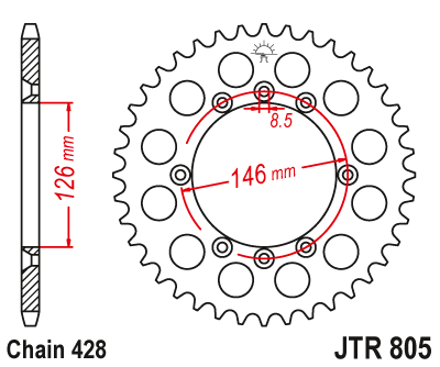 Привідна зірка JR 805.50 (JTR 805.50)