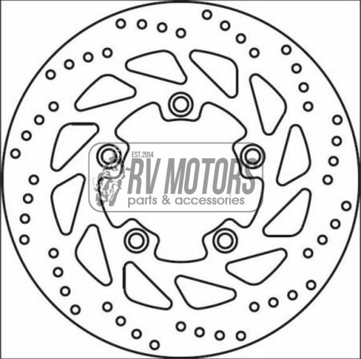 Гальмівний диск BREMBO BRM 68B407B2