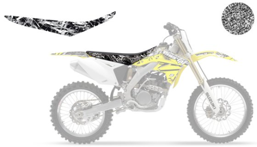 Обшивка сидіння SUZUKI RMZ 250 '07-'10 (11) BLACKBIRD E1327D