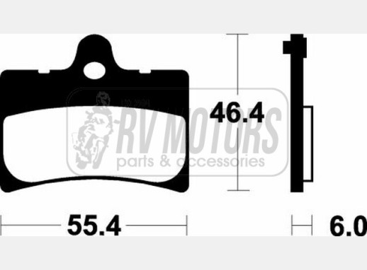 Гальмівні колодки SBS 126HF