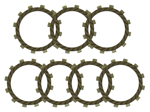 Фрикционные диски сцепления KAWASAKI KLX 250 '93-'16, KLX 300 '97-'07 (F1757) (EBS4469) PSYCHIC MC-03860C