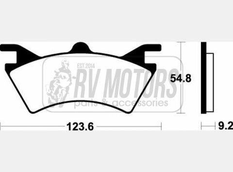 Тормозные колодки SBS 757ATS