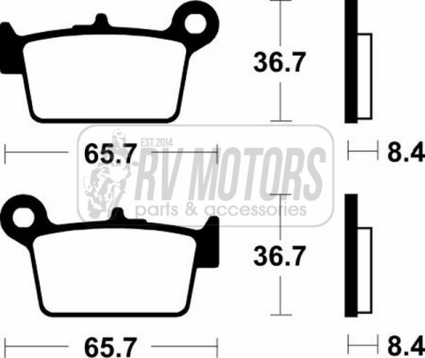 Тормозные колодки SBS 861HF