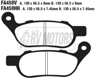 Тормозные колодки EBC FA458V