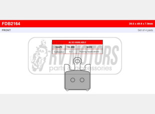 Тормозные колодки FERODO FDB2164ST