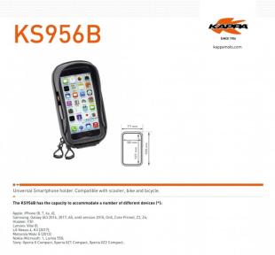 Крепление для телефона/GPS навигатора с креплением KAPPA KS956B