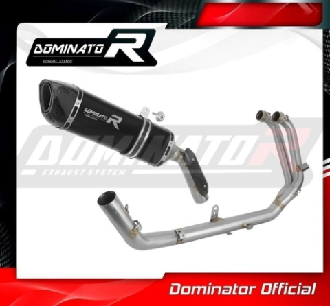 Полная система выхлопа Aprilia Tuareg 660 2021 - 2023 DOMINATOR HP6 черный