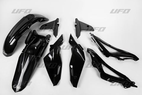 Комплект пластика UFO HUSQVARNA TC 250/300/450 '09-'13 (чёрный) (HU610E001) HUKIT610001