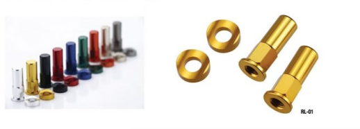 Гайки буксатора покришки ACCEL RL01GR 2шт зелений